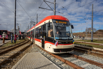 Gdańsk. Otwarcie trasy tramwajowej Nowa Warszawska.
04.03.2023
fot....