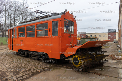 Konstal N - Czarownicy. Pojazd odśnieżający torowiska,...