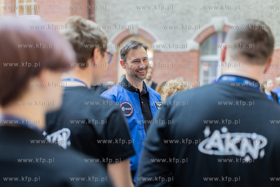 Wizyta astronauty Sławosza Uznańskiego-Wiśniewskiego...