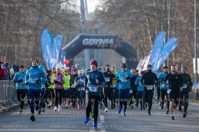 Bieg Urodzinowy w Gdyni. 09.02.2025 fot. Paweł Marcinko...