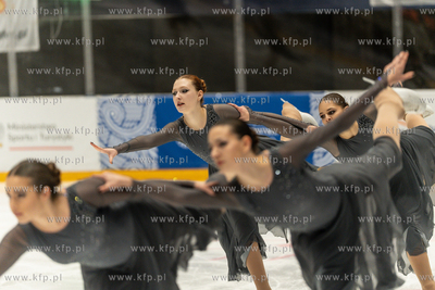 Hala Olivia. Mistrzostwa Polski w Łyżwiarstwie Synchronicznym...