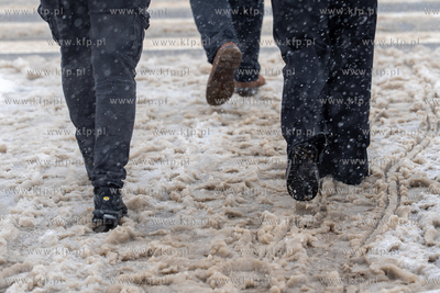 Intensywne opady śniegu w Gdańsku. 13.03.2026 fot....