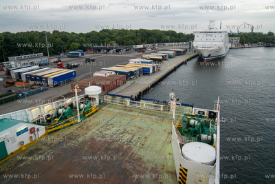 Port Gdańsk. Uruchomienie nowego połączenia promowego...