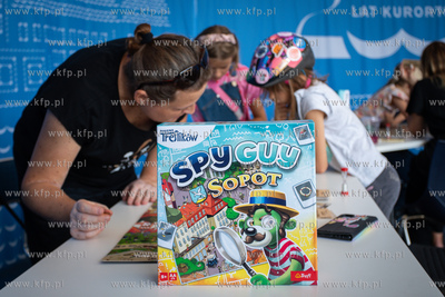 Sopot. Premiera gry planszowej  Spy Guy Sopot. 12.08.2023...