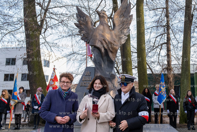 Sopot. Pomnik Armii Krajowej w parku im. sanitariuszki...