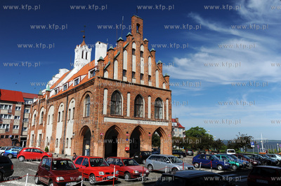 Kamien Pomorski, Stary Rynek. Gotycki ratusz z XIII/XIV...