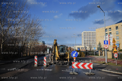 Sopotu. Remont instalacji wodociagowych na ulicy Bitwy...