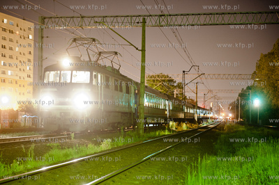 Gdansk. Zabianka. Interwencja policji w pociagu Inter...