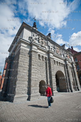 Gdansk. Dzien otwarty w Bramie Wyzynnej, podczas ktorego...