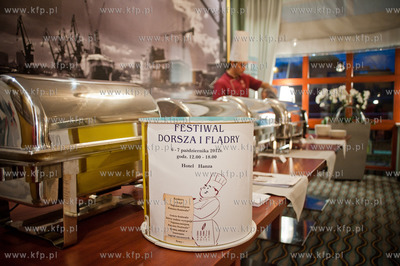 Gdansk. Restauracja hotelu Hanza. Festiwal Dorsza i...
