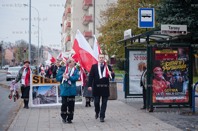 Gdansk. Siedlce. Dzielnicowe obchody Dnia Niepodleglosci,...