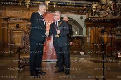 Gdansk. Dwor Artusa. Uroczystos rozdania nagrod Orlow...