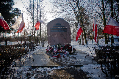 Pruszcz Gdanski. Pomnik upamietniajacym ofiary obozu
Stutthof,...
