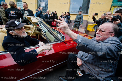 Gdansk. Obchody 55 lecia Polskiego Rock & Rolla. Odsloniecie...