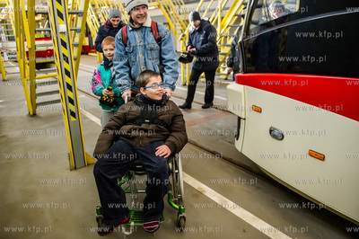 Gdansk. Zajezdnia tramwajowa Zakladu Komunikacji Miejskiej,...