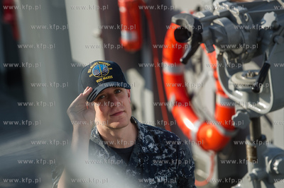 Gdynia. Wizyta amerykaskiego okretu USS Mount Whitney....