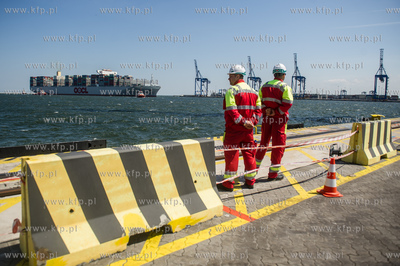 Do DCT Gdańsk zawinął największy kontenerowiec...