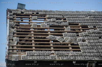 Rytel k. Chojnic. Skutki nawałnicy, która z piątku...