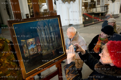W Bazylice Mariackiej na kilka godzin zostal wystawiony...