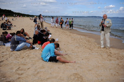 Gdansk. Brzezno. Miedzynarodowa Akcja Sprzatania Baltyku...