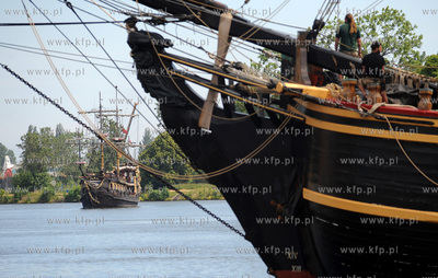 Gdansk. HMS Bounty, replika XVIII wiecznego zaglowca...