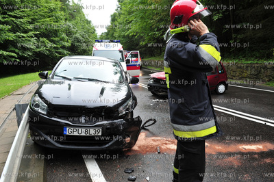 Sopot, ul. Malczewskiego. Wypadek drogowy. Kierowca...