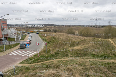 Osiedle Bursztynowe, widok od strony ulicy Stefana...