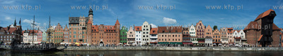 Gdansk. Panorama Dlugiego Pobrzeza. 01.08.2014 fot....