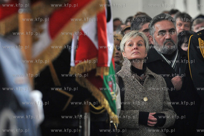 Bazylika Mariacka w Gdansku. Uroczystosci pogrzebowe...