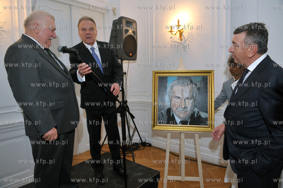 Urodziny Lecha Walesy w Palacu Opatow w Gdansku Oliwie....