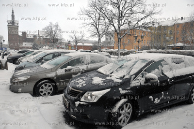 Gdansk zima. Targ Weglowy. 11.01.2013 Fot. Maciej Kosycarz...