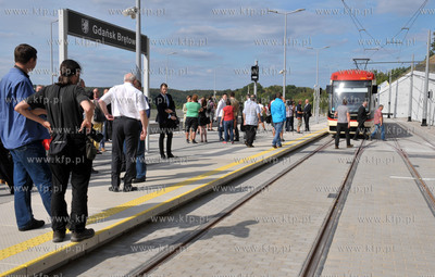 Pierwszy przejazd tramwaju nowa linią na trasie Siedlce...