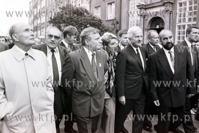 Spotkanie 3 prezydentow w Gdansku, Francji - Francois...