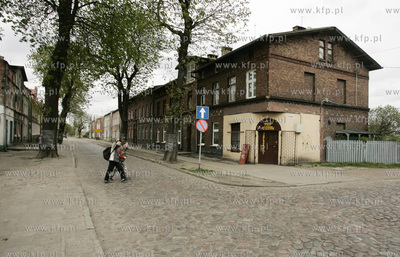 Gdansk. Okolice terenu, na korym ma powstac stadion...