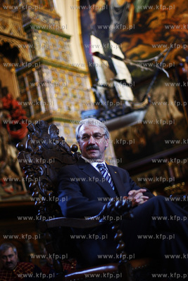 Gdansk. Dwor Artusa. Uroczysta sesja Rady Miasta ,...