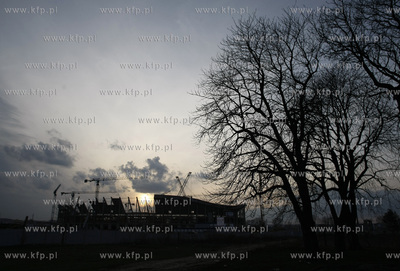 Gdansk Letnica. Budowa stadionu pilkarskiego.
29.03.2010
fot....