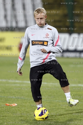 Gdansk. Stadion przy ul. Traugutta. Trening reprezentacji...