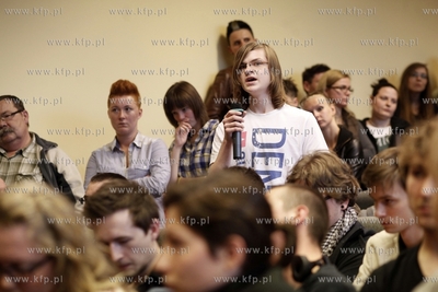 Uniwersytet Gdanski. Debata o zwiazkach partnerskich.
27.05.2013
fot....