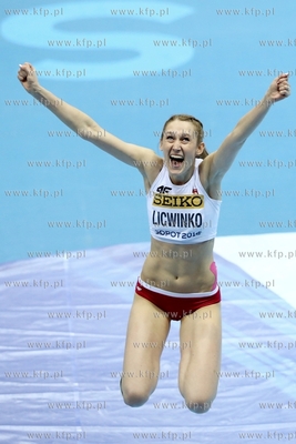 Sopot. Ergo Arena. Halowe Mistrzostwa Swiata w Lekkoatletyce....