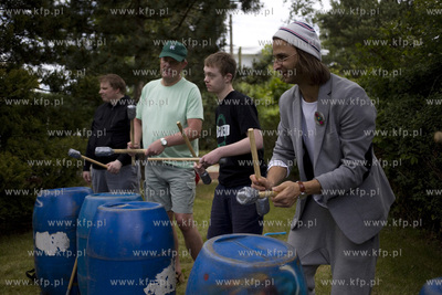 Gdańsk. Dwór Prawdzica w Jelitkowie. Festiwal Świat...