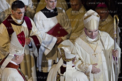 Katedra Oliwska. Uroczystość konsekracji bp. nominata...