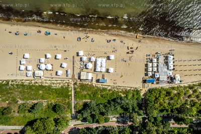 Wejscie na plażę nr 32A i 33  w Sopocie.
01.08.2022
fot....