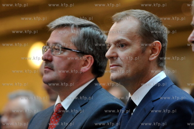 Obchody 40-lecia Uniwersytetu Gdanskiego. n/z premier...