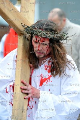 Wielki Piatek. Misterium Meki Panskiej na ulicach Gdanska...