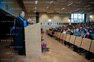 Gdansk. Uniwersytet Gdanski. Aula wydzialu Filologicznego....