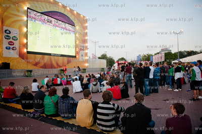 Gdansk. Fanzone - Strefa Kibica. Relacja meczu Mistrzostw...