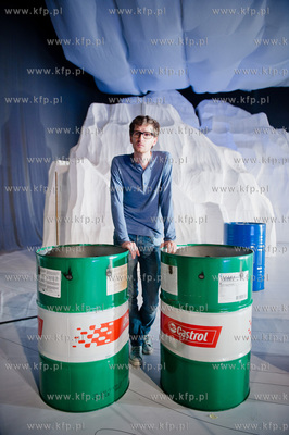 Gdansk. Teatr Wybrzeze. Proba medialna spektaklu pt...