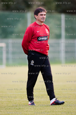 Gdansk. Pierwszy trening Reprezentacji Polski w pilce...