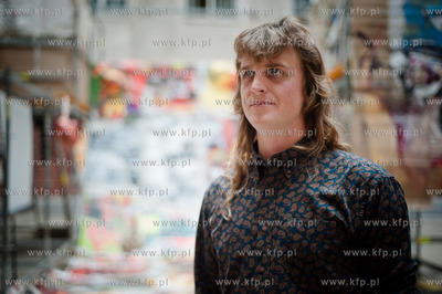 Gdansk. Gmach Glowny Politechniki Gdanskiej. Dziedziniec...