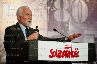 Gdansk. Sala BHP Stoczni Gdanskiej. Spotkanie zorganizowane...